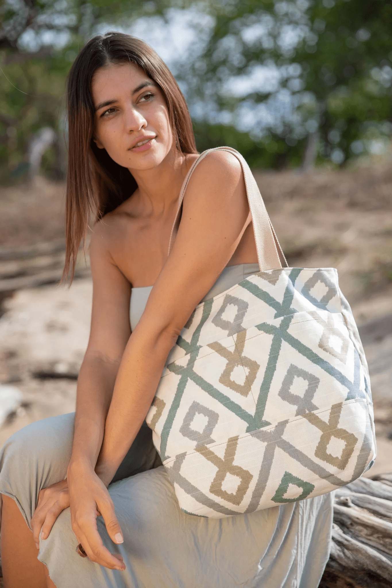 dominical reversible tote bag olive green dominical reversible tote bag olive green