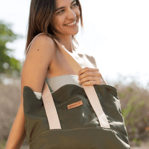 Dominical Reversible Tote Bag – Olive Green Dominical Reversible Tote Bag – Olive Green
