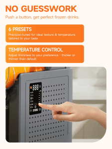 syintao slushie machine, 88oz, 6 presetprograms, no ice needed, rapid freezing &auto cleaning, make slush, margaritas,smoothies & milkshakes for couples datenight, friends & family party